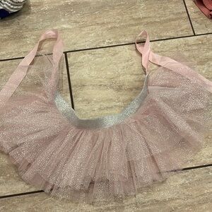 NWT Tie back Tutu in pink and silver